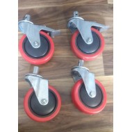 5 Inch Caster wheels Complete Set  5 Inch Caster wheels Complete Set