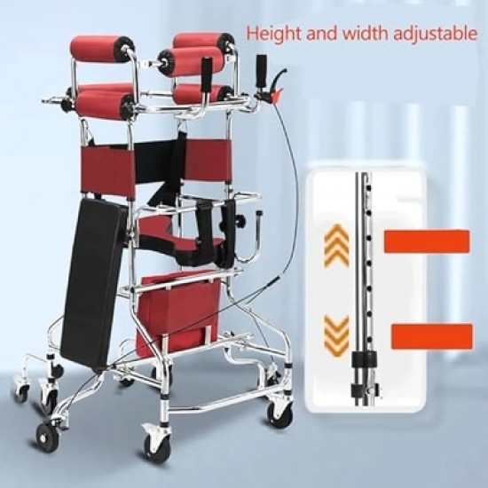 Adult Standing Rollator Walker with Seat For Seniors & Patient