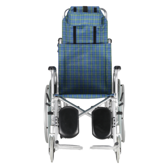 Aluminum Reclining Wheelchair with Detachable Armrest and Elevating Detachable Footrest Aluminum Reclining Wheelchair with Detachable Armrest and Elevating Detachable Footrest