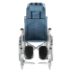 Aluminum Reclining Wheelchair with Detachable Armrest and Elevating Detachable Footrest Aluminum Reclining Wheelchair with Detachable Armrest and Elevating Detachable Footrest