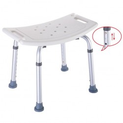 Aluminum Shower Chair with Height Adjustable