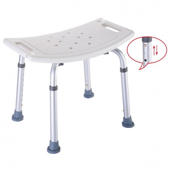 Aluminum Shower Chair with Height Adjustable