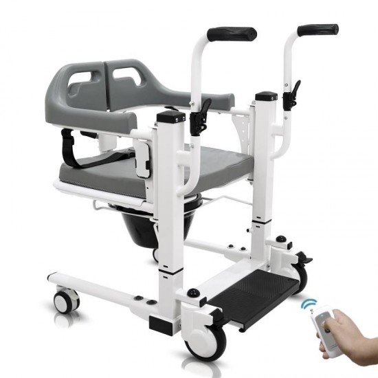 Electric Automatic Height Adjustable Patient Transfer Wheelchair 
