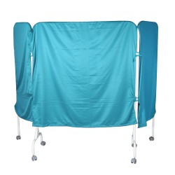 Bed Side Screen with Curtains Bed Side Screen with Curtains