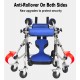 Children Standing Walker Multi-Functional Folding Paralytic Rehabilitation Lower Limb Training Stangding Walker, Standard Walker for Handicap & Disabled Kid's