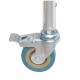 Commode Chair Wheel Caster 3 Inch With Brake