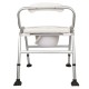 Deluxe Commode Shower Chair (Soft Cushion)