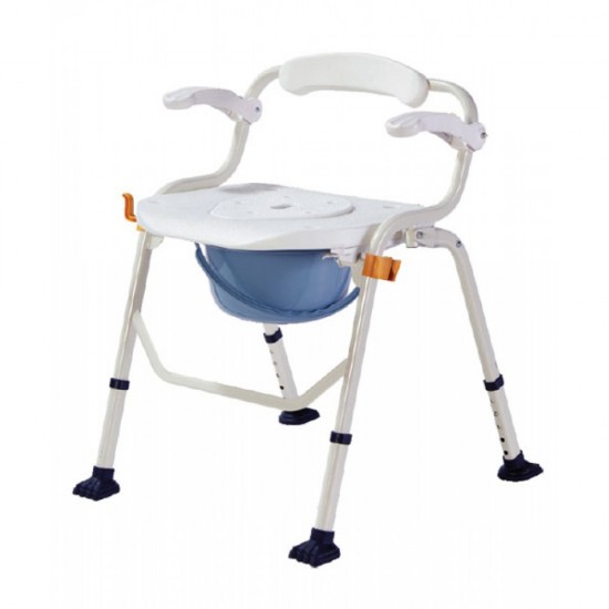 Deluxe Commode Shower Chair with Armrest Deluxe Commode Shower Chair with Armrest