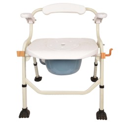 Deluxe Commode Shower Chair with Armrest Deluxe Commode Shower Chair with Armrest