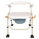 Deluxe Commode Shower Chair with Armrest