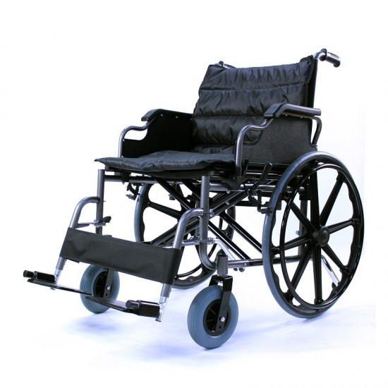 Deluxe Heavy Duty Premium Foldable Wheelchair Ideal for Heavy Patients Deluxe Heavy Duty Premium Foldable Wheelchair Ideal for Heavy Patients