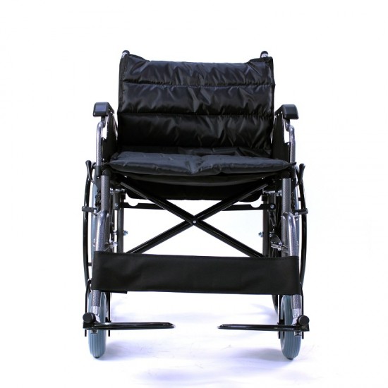 Deluxe Heavy Duty Premium Foldable Wheelchair Ideal for Heavy Patients