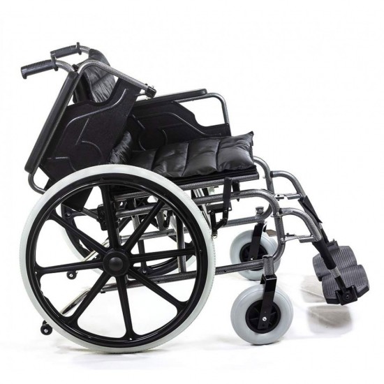 Deluxe Heavy Duty Premium Foldable Wheelchair Ideal for Heavy Patients Deluxe Heavy Duty Premium Foldable Wheelchair Ideal for Heavy Patients