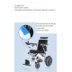 Evox WC 107 Easy Fold Lightweight Power Wheelchair