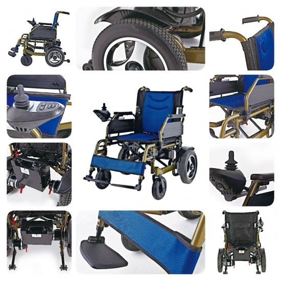 Economic Heavy Duty Compact Electric Wheelchair