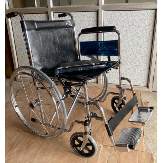 Economy Foldable Obesity Wheelchair Seat Width 22 Inches Economy Foldable Obesity Wheelchair Seat Width 22 Inches