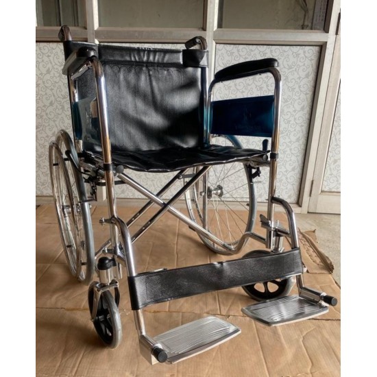 Economy Foldable Obesity Wheelchair Seat Width 22 Inches Economy Foldable Obesity Wheelchair Seat Width 22 Inches