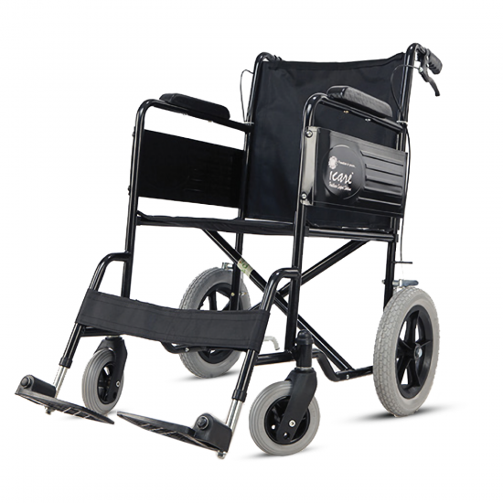 FOLDING ATTENDANT WHEELCHAIR 