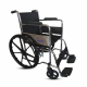 FOLDING WHEELCHAIR IN CHROME FINISH WITH MAG WHEEL