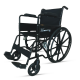 FOLDING WHEELCHAIR IN EPOXY FINISH WITH MAG WHEEL