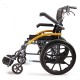 Flip-up Armrest Floding Manual Wheelchair with Mag PU Rear Wheel