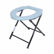Foldable Bathroom Commode Stool