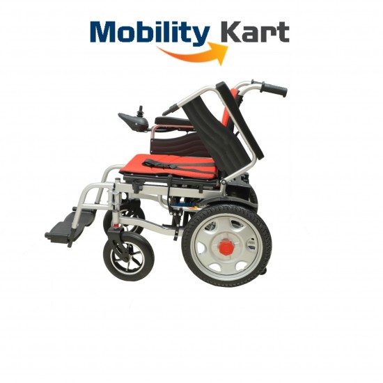 Foldable Electric Wheelchair with Electromagnetic Control & Tubeless Tyres