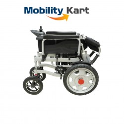 Foldable Electric Wheelchair with Lithium Battery Electromagnetic Control & Tubeless Tyres Foldable Electric Wheelchair with Lithium Battery Electromagnetic Control & Tubeless Tyres