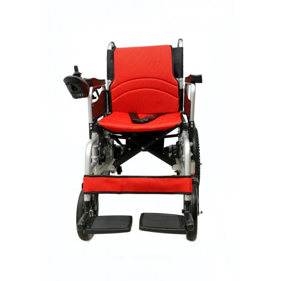 Foldable Electric Wheelchair with Electromagnetic Control & Tubeless Tyres