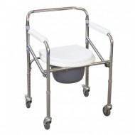 Folding Height Adjustable Commode Chair 696 Folding Height Adjustable Commode Chair 696