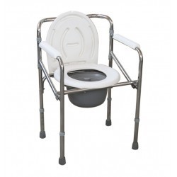 Foldable Height Adjustable Commode Chair 894