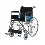Foldable Wheelchair with Detachable Armrest Footrest