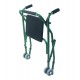 Folding Comfort Walker With Seat & Dual Front Wheels