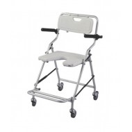Front Cut Aluminium Compact Lightweight Shower Wheel Chair Front Cut Aluminium Compact Lightweight Shower Wheel Chair