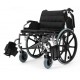 Heavy Duty Bariatric Wheelchair 24 Inch Seat with Detachable Armrest & Footrest Heavy Duty Bariatric Wheelchair 24 Inch Seat with Detachable Armrest & Footrest