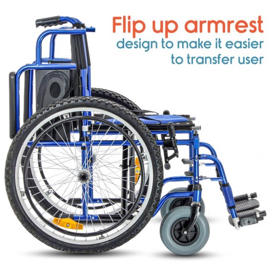 Heavy Duty Deluxe Wheelchair Heavy Duty Deluxe Wheelchair