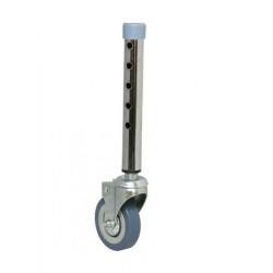 Height Adjustable Commode Chair Leg with Caster Wheels Height Adjustable Commode Chair Leg with Caster Wheels