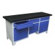 Hospital Examination Table with Cabinets