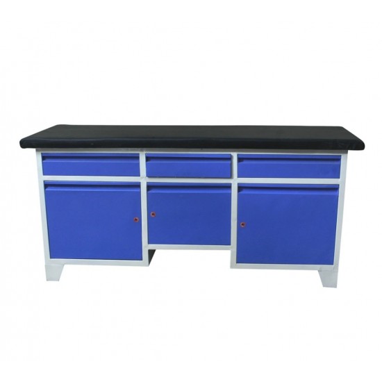 Hospital Examination Table with Cabinets