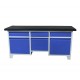 Hospital Examination Table with Cabinets