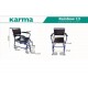Karma Rainbow 13 MS-AR FR Shower Commode Chair