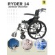 Karma Ryder 14 Aluminum Wheelchair with Flip-Up Armrest & Footrests Karma Ryder 14 Aluminum Wheelchair with Flip-Up Armrest & Footrests