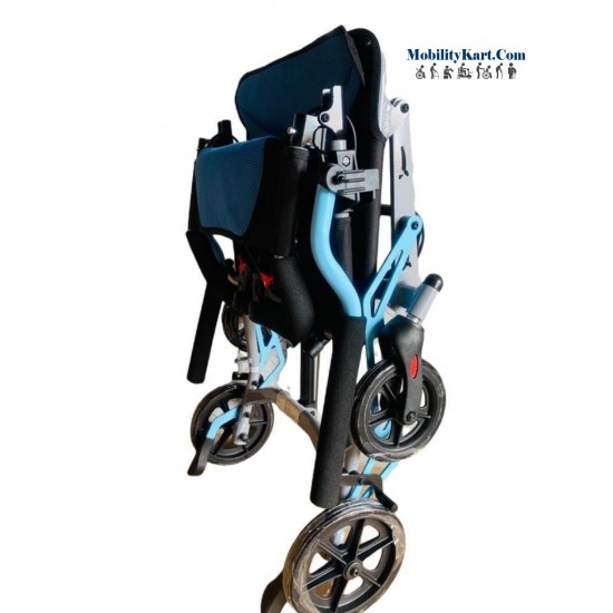 Mobility Kart Light Weight Aluminium New Style Smart Airoplane Transit Wheelchair