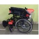 Light Weight Compact Foldable Wheelchair with Flip-up Armrest & Footrest