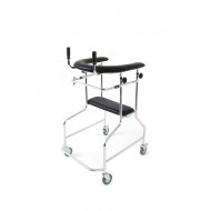 Lightweight Aluminum Folding Adjustable Standing Walker For Adults