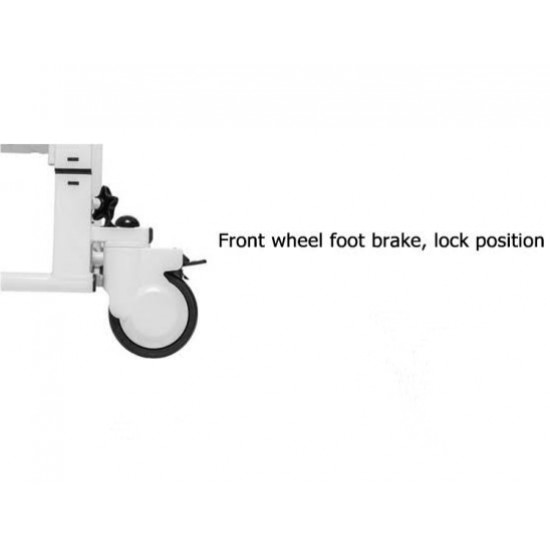 Mobility Kart Front Castor Wheel For Patient Transfer Wheelchair