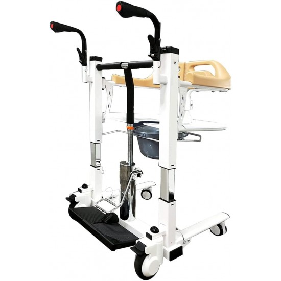 Mobility Kart Hydraulic Patient Lift & Transfer Wheelchair 