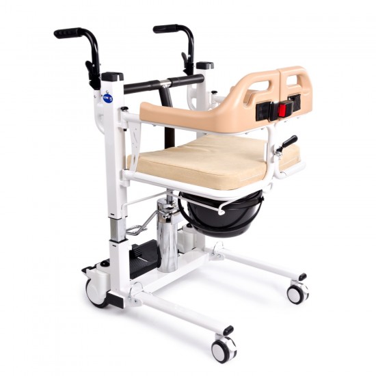Mobilitykart Fast Assembled Hydraulic Patient Lift & Transfer Wheelchair 