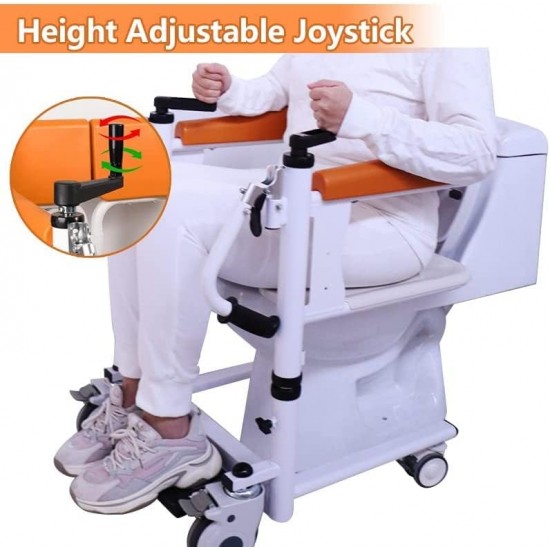 Mobility Kart Patient Lift and Transfer Chair For Narrow Bathroom Door