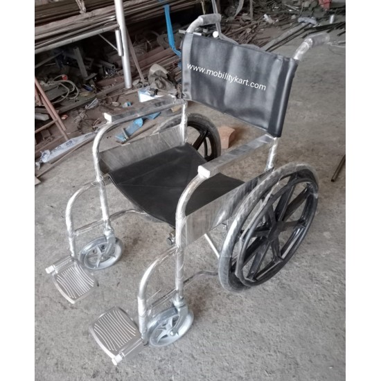 Mobility Kart SS Stainless Steel Foldable Wheelchair